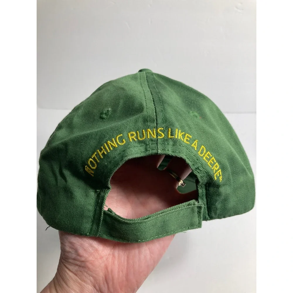 John Deere Hat Cap Green Adjustable 